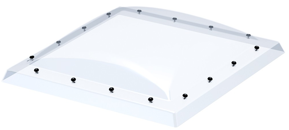 VELUX Oberelement Kuppel ISD für CVP/CFP/CXP 060060 0000 klar, Acryl Deckenleuchte, Whirlpool, Wanne